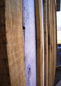 battens on the barn
